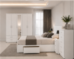 Space-Saving Bedroom Collection with Large Wardrobe, Bed and Storage Solutions - Image 4