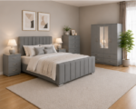 Modern Bedroom Furniture Collection - Elegant Bedroom Set with Wardrobe - Image 4