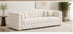 Elegant Ambassador Chesterfield 3-Seater Lounge Sofa - 3-Seater Sofa
