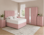 Large Capacity Bedroom Suite - Chest of Drawers , Wardrobe and Bed Side Tables - Image 5