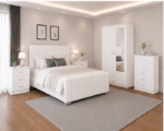 Complete Bedroom Furniture Package – Bed, Wardrobe & Drawers - Image 3
