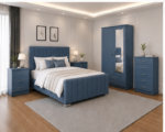 Designer Bedroom Collection with 2 Door Wardrobe & Chest - Image 3