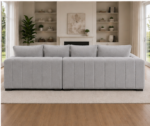 Lilly Luxury L-Shape Sectional Sofa with Ottoman – Modern Living Room Collection - Image 5