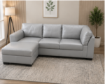 Leather 4 Seater Corner Sofa - Premium Dylan 4-Seater Leather L Shape Sofa