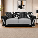 Shannon Light Grey 3 Seater Sofa - Contemporary Living Room Furniture
