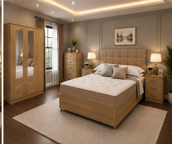 Premium Luxury Bedroom & Triple Wardrobe-Premium Double Bedroom
