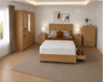 Complete Bedroom Furniture Package - Contemporary Bedroom Essentials Set - Image 4