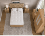 Complete Oak Bedroom Essentials Set - Wardrobe, Chest of Drawers & Side Tables - Image 2