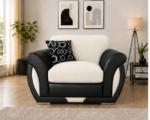 Shannon One Seater Off White Sofa - Stylish Shannon Accent Chair