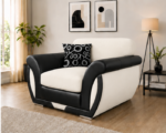 Shannon One Seater Off White Sofa - Stylish Shannon Accent Chair - Image 3