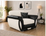 Shannon One Seater Off White Sofa - Stylish Shannon Accent Chair - Image 2