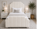 Arizona Single Bed – Off White Arizona Single Bed