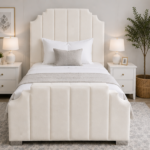 Arizona Single Bed – Off White Arizona Single Bed