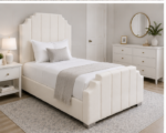 Arizona Single Bed – Off White Arizona Single Bed - Image 4