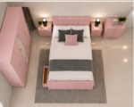 Premium Storage Bedroom Package with 5 Door Wardrobe and Matching Furniture - Image 3