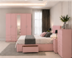 Premium Storage Bedroom Package with 5 Door Wardrobe and Matching Furniture - Image 4