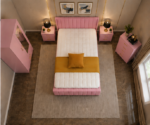 Elegant Bedroom Suite – Bed, Wardrobe & Drawers - Image 3