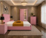 Elegant Bedroom Suite – Bed, Wardrobe & Drawers - Image 4