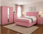 Luxury Bedroom Furniture Set with Large 5 Door Wardrobe-Bedroom Furniture Set
