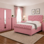 Luxury Bedroom Furniture Set with Large 5 Door Wardrobe-Bedroom Furniture Set