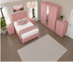 Smart Storage Bedroom Set with Contemporary Design - Image 3
