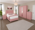 Smart Storage Bedroom Set with Contemporary Design - Image 4