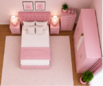 Full Bedroom Suite with Bed, Nightstands and Spacious Wardrobe - Image 5