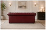 Luxury Chesterfield 2-Seater Sofa - Premium Chesterfield 2-Seater Leather Sofa - Image 3