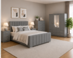 Modern Bedroom Furniture Collection - Elegant Bedroom Set with Wardrobe