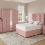 Large Capacity Bedroom Suite - Chest of Drawers , Wardrobe and Bed Side Tables