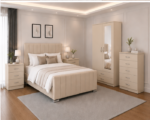 Contemporary Grey Bedroom Furniture Set for Modern Homes - Image 5