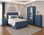 Designer Bedroom Collection with 2 Door Wardrobe & Chest - Image 2
