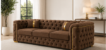 Chesterfield 3-Seater Sofa - Premium Comfort Chesterfield Couch - Image 4