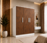 3 Door Wooden Wardrobe for Modern Homes - Image 2