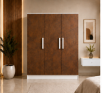 3 Door Wooden Wardrobe for Modern Homes