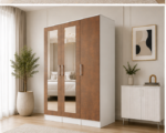 Luxury 3-Door Wardrobe – Modern Storage Solution - Image 4