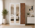Luxury 3-Door Wardrobe – Modern Storage Solution