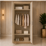 Modern Living Two Door Wardrobe - Elegant Home Double Door Wardrobe - Image 3