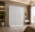 Modern Home Furniture – Premium 3 Door Wardrobe - 3 Door Wardrobe - Image 5