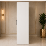 Premium Two Door Wooden Wardrobe - Stylish Double Door Bedroom Wardrobe - Image 4