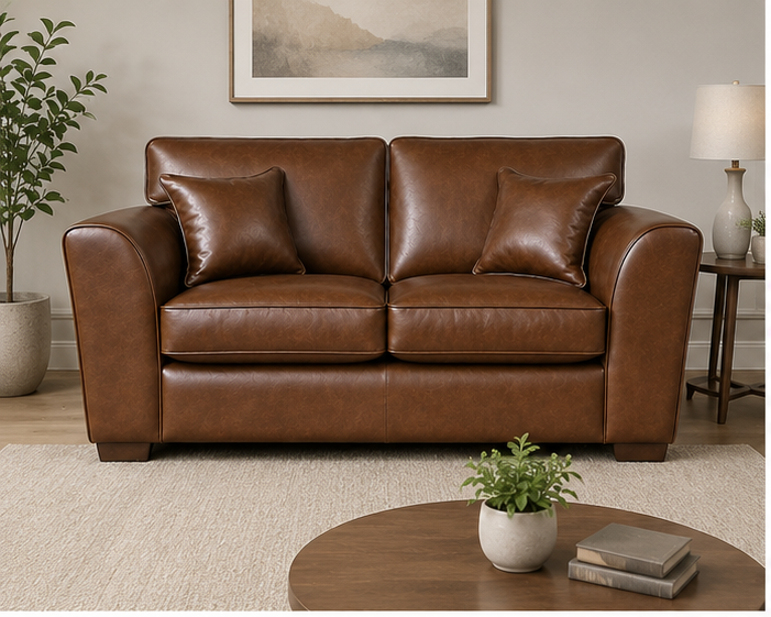 Dylan 2 Seater Leather Sofa