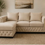 Family Comfort Chesterfield Sofa - Premium Comfort Chesterfield 4-Seater - Chesterfield L Shape Sofa