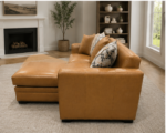 Dylan Premium 4 Seater Leather Sofa - Image 3