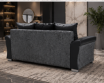 Shannon 2 Seater dark grey Couch - Shannon Lounge 2 Seater Sofa - Image 4