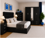 Designer Bedroom Furniture Set with Matching Storage Pieces - Image 4