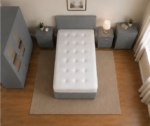 3 Door Mirror Grey Wardrobe Bedroom Set - Chest of Drawers & Bedside Tables - Image 5
