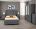 Elegant Living Grey Bedroom Set - Complete Furniture Set for Comfort - Image 5