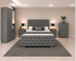 Premium Bedroom Essentials - Stylish & Durable Furniture - Luxury Double Bed Set - Elegance for Every Bedroom - Image 5