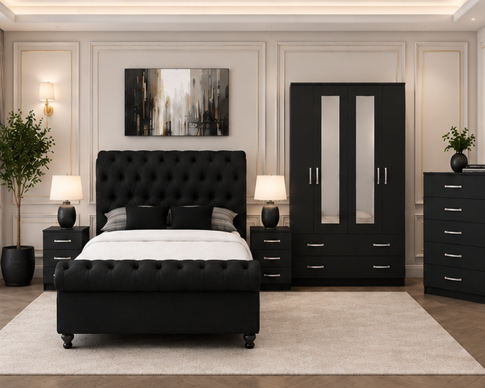 top_left (5) Modern Bedroom Collection with Wardrobe and Storage Units - Image 1