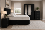 Premium Double Bed Room Package with 3 Door Mirrored Wardrobe and Storage Chest - Image 2